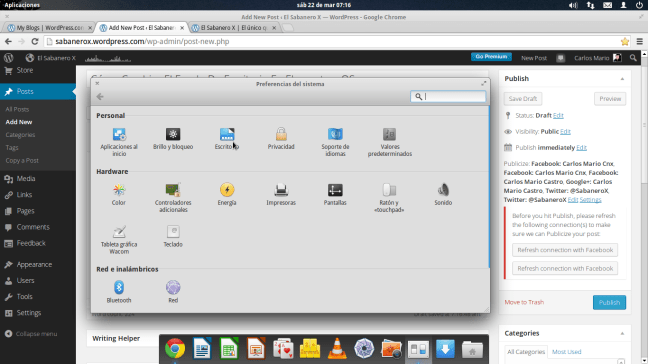Preferencias del Sistema