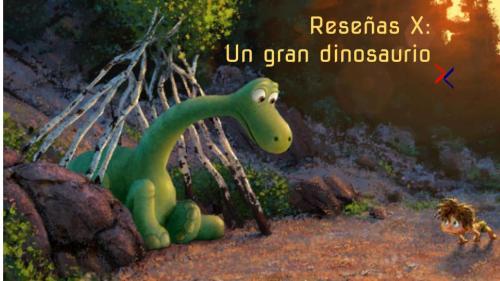 un gran dinosaurio
